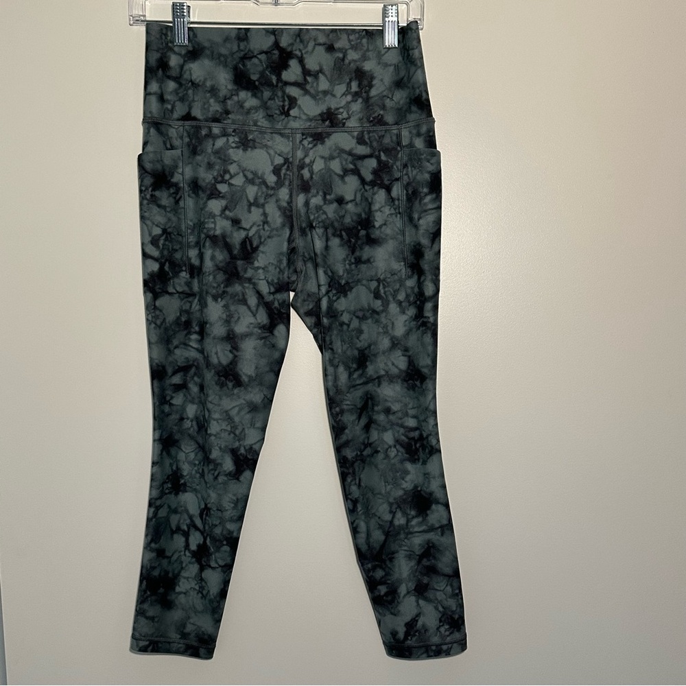 Athleta Salutation Stash 7/8 Tight Riptide Grey Medium Petite
